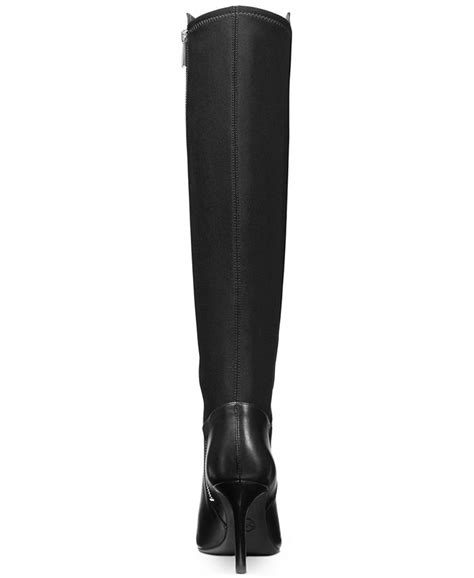 michael michael kors dorothy leather flex tall boots|Michael Kors leather bootie sale.